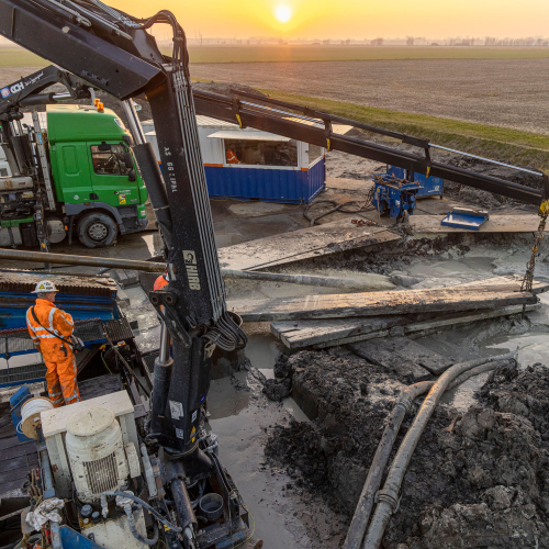HDD drilling project Vijfhuizen